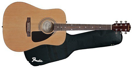 Fender Fa 100 Dreadnought Acoustic Guitar Starter Kit Review Kid Guitarist